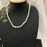 Single Layered Fresh Water Pearl Mala Necklace