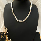 Single Layered Fresh Water Pearl Mala Necklace