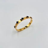 Stainless Antitarnish Gold Plated Clover Kada Bracelet- 2.4 Size