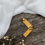 Antitarnish Gold Plated Brand Inspired Statement Earring
