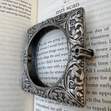 Antique Brass Indian Style Free Size Cuff -Traditional Silver Replica Kada Bangle